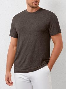 Camiseta de Algodón Premium para Hombre, Venta al por Mayor, Personalizable, Cuello Redondo, Manga Corta, Corte Holgado, Estilo Urbano, Prenda Lisa - Product Image 3
