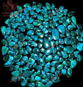 อัญมณีคริสโซโคลลามาลาไครชไม่100% อัญมณีทรงหลวมสำหรับการทำเครื่องประดับ - Product Image 4