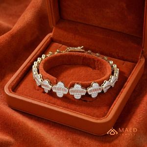Pulsera de Cadena Fina con Moissanita Dorada, Estilo Beverly Hills, para Uso Diario, Fiestas, Bodas, Regalo - Product Image 2