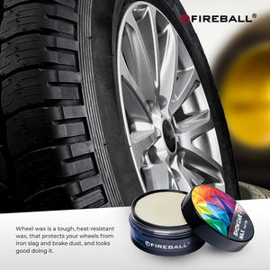 Cera para Ruedas FIREBALL (Show Car) 150ml, Alto Brillo, Revestimiento Protector para Ruedas de Aleación/Cromo, Mejora la Profundidad del Brillo, Premium - Product Image 4