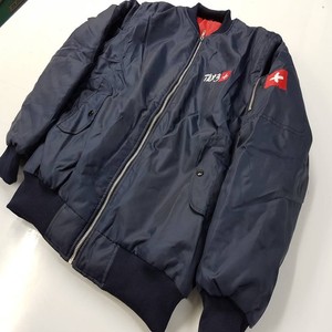 Protect Style Apparels Unisex Navy Bomber Jacket Waterproof Windproof <b>Camouflage</b> Pattern Zipper Closure Formal Style Polyester - Product Image 5