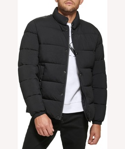 Chaqueta Acolchada Clásica de Alta Calidad para Hombre, Chaqueta de Invierno con Mangas Completas y Cuello Alto - Product Image 4