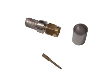Conector tipo crimpado M RG 58 LMR 200, conectores RF rectos macho, crimpado 200 para conector macho LMR - Product Image 4