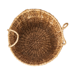 Natural Water Hyacinth Plant <b>Basket</b>, Boho Style Indoor <b>Flower</b> Pot, Decorative Garden Planter <b>For</b> Home & Patio From Vietnam - Product Image 4