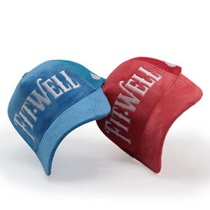 Gorra Trucker Personalizada de 6 Paneles en Terciopelo Afelpado de Alta Calidad, Fabricante de Gorras Bordadas de 5 Paneles - Product Image 6