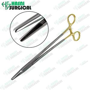 Parte superior de nuestras producciones Venta caliente CE ISO Aprobado La mayoría de las ventas Fórceps de soporte de aguja de gran calidad 14,3 cm Carburo de tungsteno - Product Image 3