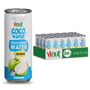Puré de Agua de Coco Sin Azúcar de 320 ml, 100% Jugo, Marca Privada, Venta al por Mayor, Muestra Gratuita, Fabricante de Vietnam - Product Image 1