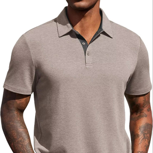 Mens Breathable Cotton Polo <b>T</b> <b>Shirt</b> Slim Fit Casual <b>Collared</b> Summer <b>Shirt</b> for Wholesale Custom Clothing Bulk Production - Product Image 1