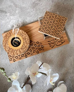 Ensemble de brûleurs Bakhoor de qualité supérieure-Design en bois de haute qualité avec nacre et pot en acrylique pour le Ramadan par zh traders - Product Image 6
