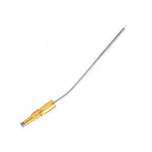 Tube d'aspiration Frazier avec poignée dorée, aspirateur chirurgical Debakey, instrument d'aspiration cardiaque pour salle d'opération, procédures médicales - Product Image 1