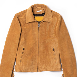 Custom Western Leather <b>Fringe</b> Casual Loose Letter Print <b>Jacket</b> Suedette Cowgirl Motorcycle Racing Biker Coat for Women - Product Image 3