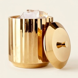 Large Capacity Stainless Steel Hammered <b>Ice</b> <b>Bucket</b> Durable Metal Wine Chiller Portable <b>Drink</b> <b>Bucket</b> For Outdoor Picnic <b>Bucket</b> - Product Image 6