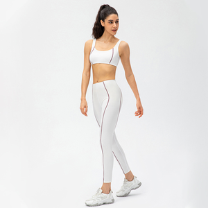 Heavy Fashion Printed Fitness Workout Yoga Set Sports Bra And Legging Set - Product Image 1