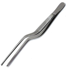 Pinzas de Bayoneta de Acero Inoxidable de 5.5 Pulgadas, Instrumento Quirúrgico ENT para Aplicación de Apósitos, Certificado CE ISO - Product Image 5