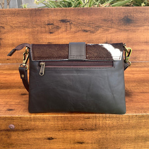 Monederos de cuero de piel de vaca natural, bandolera de piel de vaca occidental, bolsos de mano multiusos con estilo para mujer - Product Image 5