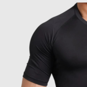 เสื้อรัดรูปสำหรับผู้ชายสำหรับกีฬายิวยิตสู UPF50+ เป็นมิตรกับสิ่งแวดล้อม ระบายอากาศได้ดี ซับเหงื่อ แขนสั้น ออกแบบโลโก้ได้ตามต้องการ - Product Image 4