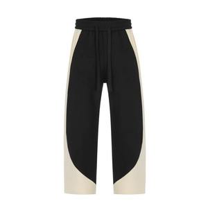 Pantalon de jogging cargo Y2K en molleton de coton pour homme, taille basse, coupe évasée, imprimé en relief, style hip-hop, hiver - Product Image 6