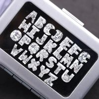 Diamant de laboratoire CVD personnalisé en forme d'alphabet, pierre précieuse à taille fantaisie unique pour la création de bijoux de mariage et de fiançailles sur mesure