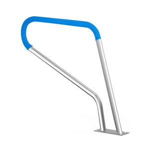 Corrimano per Piscina in Acciaio Inox 39 X 32 Pollici con Piastra di Base, Ringhiera di Sicurezza per Piscina Interna/Esterna, Accessori per Piscina - Product Image 5