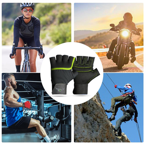 Gants de musculation personnalisés avec logo OEM, gants d'entraînement de fitness avec support de poignet pour hommes et femmes, vente en gros de gants d'entraînement - Product Image 3