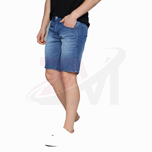 Manufacturing Service Custom Mens Distressed Denim Shorts Comfortable Summer Jean Shorts Private Label - Product Image 2