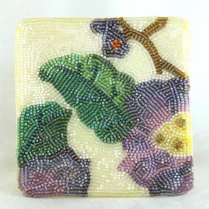 New Beaded <b>Embroidery</b> new -shaped Pouches SUMMER Coin Bags Zipper Women Girls Export Quality Purse Handcrafted Desig - Product Image 5
