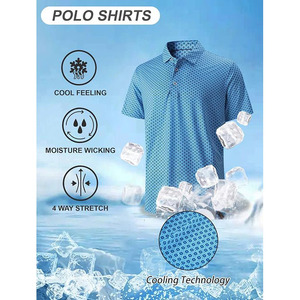 Camisetas Polo de Poliéster de Secado Rápido de 210 g, Unisex, para Golf, Tenis, Absorben la Humedad, Elásticas, Deportivas, Lisas, con Logotipo Personalizado, Ropa Deportiva Activa - Product Image 4