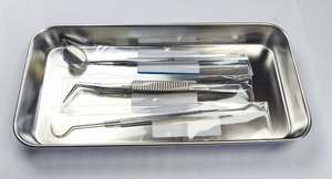 Bandeja Plana de Acero Inoxidable para Instrumentos Médicos, Bandejas para Instrumentos Manuales de Uso Médico Clase I, Alta Calidad, Certificación CE, Dentavex DC-DCK-6088 - Product Image 2