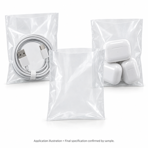 Custom Clear LDPE Flat Bags for USB Cables and Plastic Accessories Heat Seal Inner Packaging Vietnam - Product Image 1
