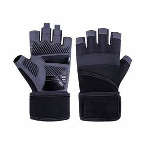 Guantes Deportivos de Medio Dedo, Neopreno, Correa de Muñeca Ajustable, Antideslizantes, Transpirables, para Gimnasio, Ciclismo, Levantamiento de Pesas, Protección para Entrenamiento - Product Image 6