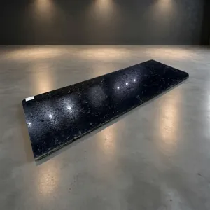 Top Selling Pearl Black Leather Granite Natural <b>Stone</b> Slab Premium Quality Textured Surface for Residential and Commercial - Product Image 3