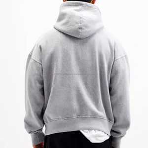 Sweat à capuche de qualité supérieure, à manches longues, à fermeture éclair, disponible en gros, pour hommes, 2026 - Product Image 4