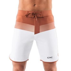 Men's Logo Left <b>Sleeve</b> High Elastic Waist Drawstring <b>Board</b> Shorts Polyester/Cotton Quick Dry Breathable Casual Swim Trunks - Product Image 2