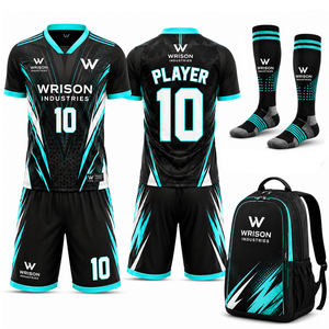 Custom Breathable Soccer Uniform Kit Jersey Shorts Socks Backpack Set Sublimation Football Team Wear Unisex Adult Custom Logo - Product Image 4