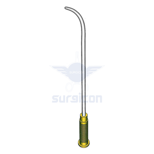 Disector de Senos Silverstein de 30 cm, 10 mm de Diámetro, Curva de 4 cm, Acero Inoxidable, Instrumento Quirúrgico Reutilizable para Senos - Product Image 1