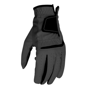 Guantes de Golf de Piel Cabretta de Alta Calidad al por Mayor, con Logotipo Personalizado, para Hombre, Mano Izquierda, Duraderos, Transpirables, Antideslizantes, Color Negro - Product Image 5