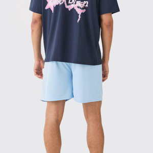 Nouveauté 2026 : Short de basketball athlétique personnalisé par sublimation pour homme, idéal pour le sport et les loisirs, en maille respirante. - Product Image 6