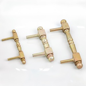 Poignées de porte et de fenêtre ambidextres 6, 8, 10 pouces, quincaillerie extérieure moderne pour hôtel, durable, installation facile, en acier poli - Product Image 3