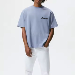 T-shirt ample et respirant pour homme, imprimé, style streetwear, très tendance, 100% coton, léger, t-shirts oversize pour homme - Product Image 2