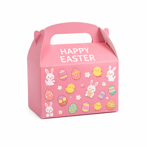 Cajas de Embalaje con Asa para Cestas de Regalos de Pascua con Impresión de Logotipo Personalizado - Product Image 6