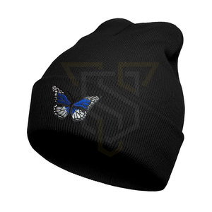 Bonnet en tricot uni de style moderne fabriqué au Pakistan, personnalisable avec logo, pour adultes - Product Image 1