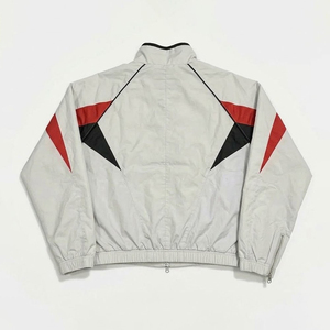 RTS High Demand Custom Logo White Men's Nylon Wind Breaker Panel With Shorts <b>Set</b> For Summer <b>Knitted</b> <b>Set</b> Streetwear Zipper Jacket - Product Image 3