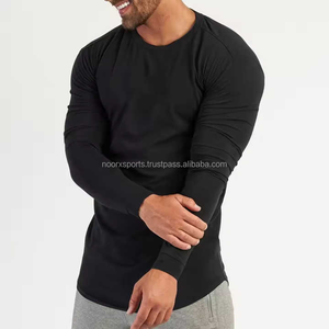 Vêtements de fitness personnalisés de haute qualité pour hommes-Vêtements de sport, vêtements de sport Muscle Fit Stringer Sports T-shirts à manches longues du Pakistan - Product Image 3