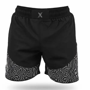 Pantalones Cortos de MMA Flexibles, Ligeros y Transpirables con Logotipo Frontal para Entrenamiento y Movimiento en Artes Marciales para Hombres - Product Image 1
