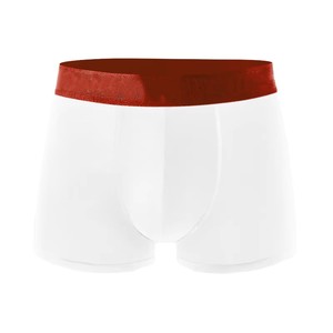 Calzoncillos bóxer para hombre, de corte medio, sin costuras, de punto, de algodón y elastano, de color liso, transpirables, de secado rápido, con logotipo personalizado - Product Image 1