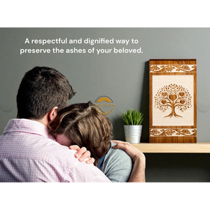 AYAANS Rosewood wooden Hand Carved Wooden Hot Selling cremation Urn <b>Box</b> for Adult Ashes Wholesale Cremation Urns (6X6X11)IN - Product Image 6