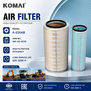 Cartucho de Filtro de Aire KOMAI 600-181-8230  600-181-8270  600-182-2700  600-182-2710  PA2688 0995801 P182176 - Product Image 1