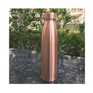 ขวดน้ำทองแดงแท้ 100% ขวดน้ำทองแดงบริสุทธิ์ ขวดน้ำทองแดงแบบด้าน ขัดลายหรือขัดเงา - Product Image 1