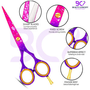 Tijeras de Peluquería, Tijeras para Cortar Cabello, Tijeras de Barbería para Cortar Cabello, Herramienta de Peluquería, Tijeras de Salón para Hombres y Mujeres - Product Image 5