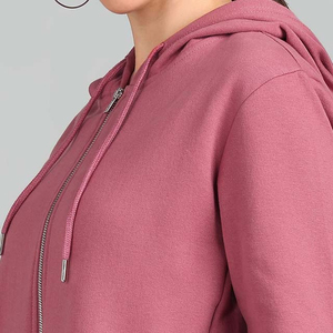 Sudaderas con Capucha de Primera Calidad para Mujer, Diseño Clásico, Cierre de Cremallera, Logotipo Frontal Personalizable, Transpirables, 100% Algodón - Product Image 5